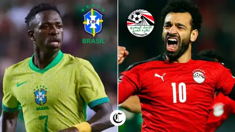 Check TV channels and online platforms to watch the match between Brazil vs Egypt on Saturday, June 6, for a friendly heading to the 2026 World Cup from Huntington Bank Field in Ohio.