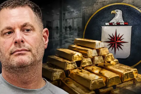 How did a senior CIA official end up with 40 million dollars in gold bars?