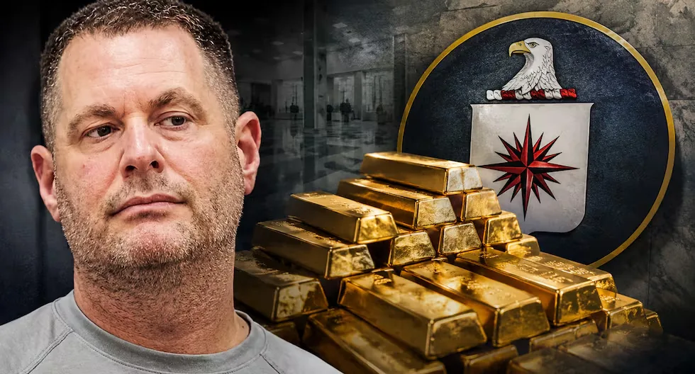 How did a senior CIA official end up with 40 million dollars in gold bars?