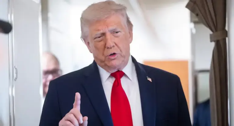 Trump rules out withdrawing troops deployed for war in Iran until the mission is "completed"