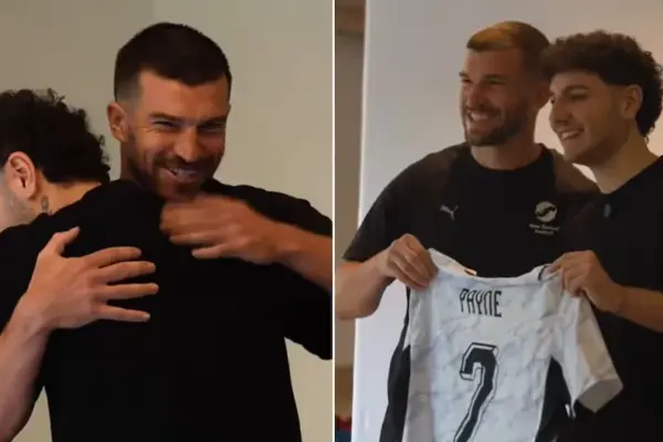 Tim Payne met Valentín Scarsini, the influencer who made him the most viral footballer of the 2026 World Cup