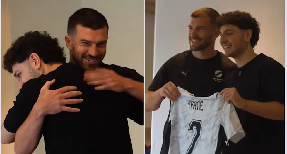 Tim Payne met Valentín Scarsini, the influencer who made him the most viral footballer of the 2026 World Cup