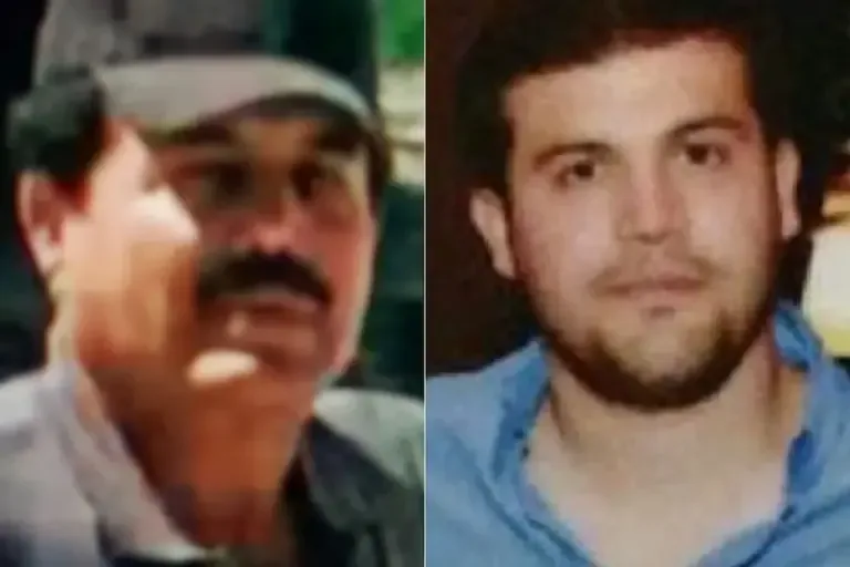 This combination of images shows Ismael «El Mayo» Zambada García (left), co-founder of the Sinaloa cartel, and Joaquín Guzmán López, son of the other co-founder of the cartel, Joaquín «El Chapo» Guzmán. Photo: U.S. Department of State / U.S. Immigration and Customs Enforcement / AFP