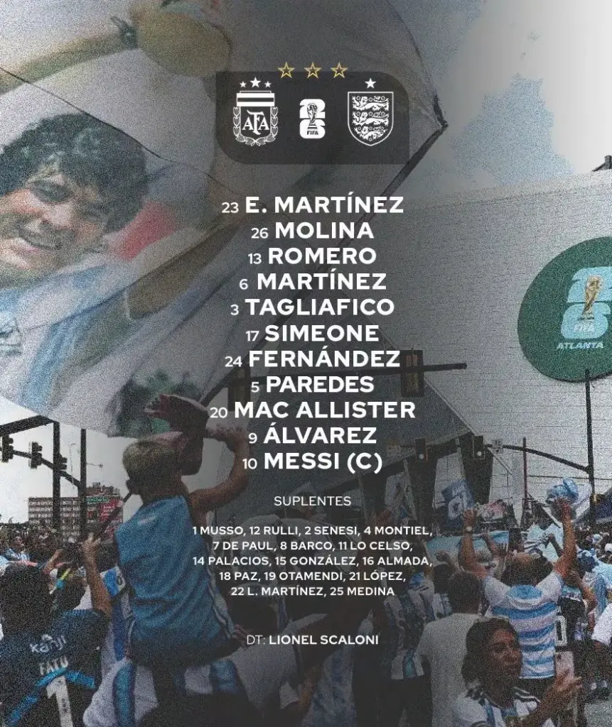 Argentina vs England LIVE: follow the minute-by-minute of the 2026 World Cup semifinal