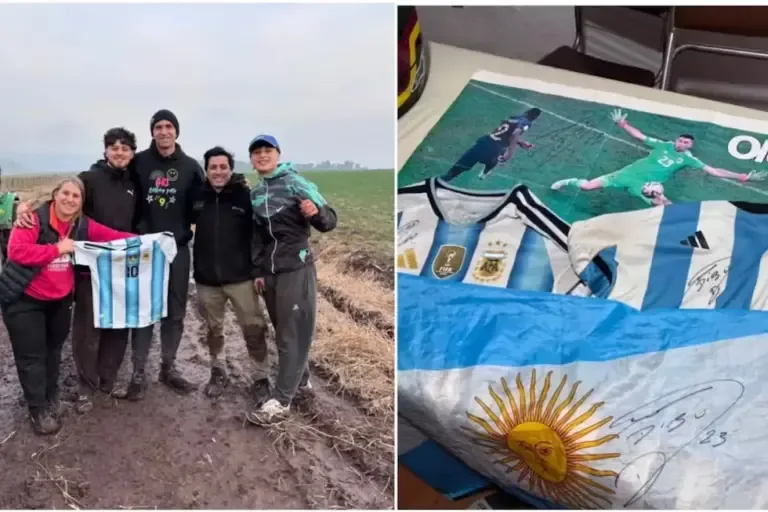 The spectacular rescue of Dibu Martínez in his hometown and a dream prize for the Albiceleste