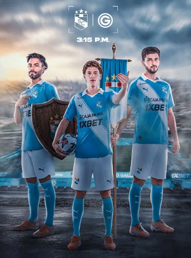 This is how Sporting Cristal announces today's match against Deportivo Garcilaso