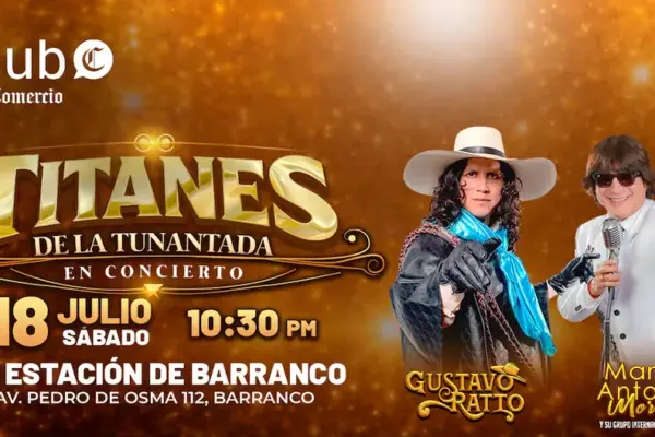 Take advantage of the 30% discount to enjoy Titanes de la Tunantada VIP