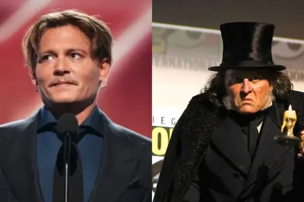 Johnny Depp unveiled the trailer for "Ebenezer" with a surprise appearance at San Diego Comic-Con