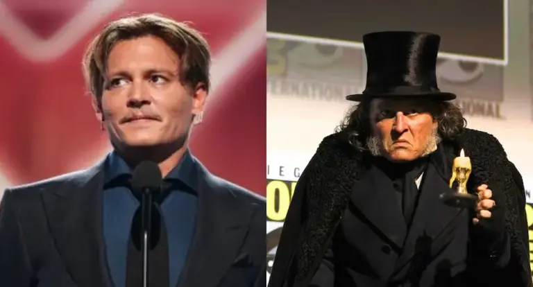 Johnny Depp unveiled the trailer for "Ebenezer" with a surprise appearance at San Diego Comic-Con