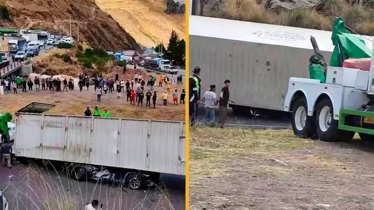 The concessionaire company of the road, Deviandes, confirmed that vehicle passage remains restricted in both directions. Photo: release/composition GEC