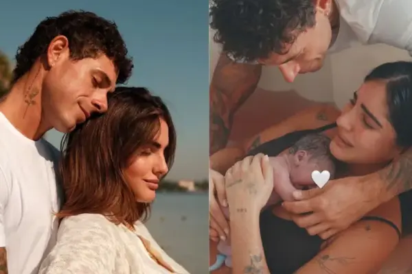 Hugo García and Isabella Ladera welcomed their first baby together