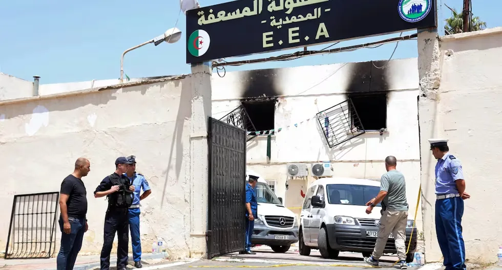 Eleven children dead and 19 people injured in a fire at a childcare center in Algeria