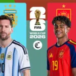 Which channels broadcast the 2026 World Cup final live: match time for Argentina vs Spain?