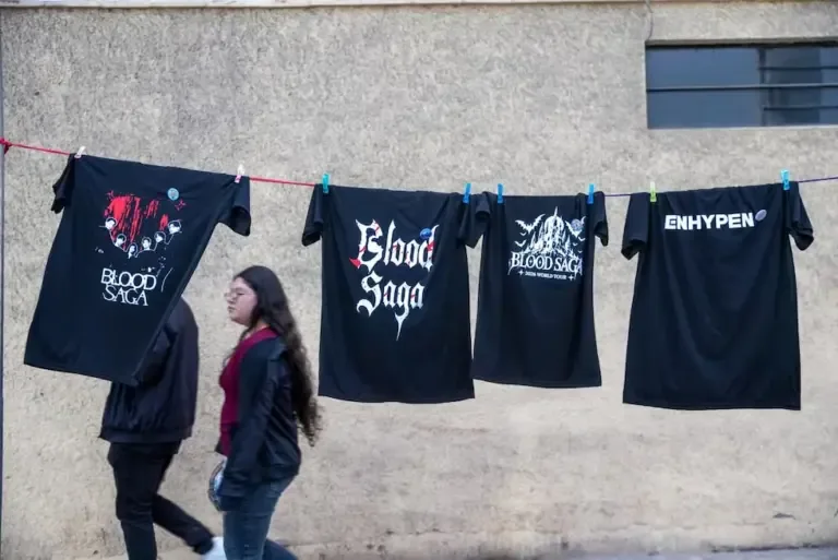 Enhypen merchandise sale at San Marcos. (Photo: Joel Alonzo/ GEC)
