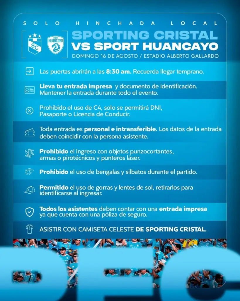 Sporting Cristal vs. Sport Huancayo LIVE: follow the Liga 1, Torneo Clausura match
