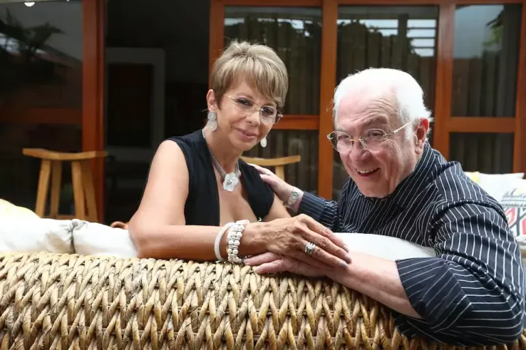 Sonia Oquendo y 'Rulito' Pinasco. (Foto: Alessandro Currarino)