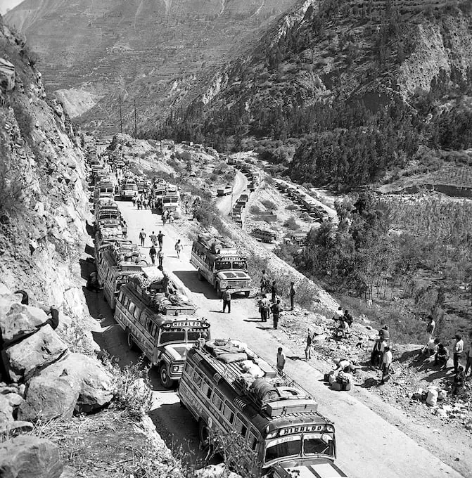 LIMA, JUNE 2, 19701970 EARTHQUAKE: TOUR AFTER THE EARTHQUAKE OCCURRED IN YUNGAY.PHOTO: EL COMERCIO