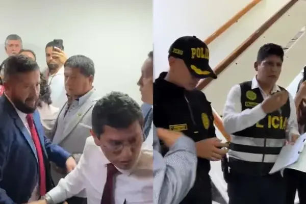 This was the dispute between Ahora Nación and Fuerza Popular over offices in Congress that required police intervention