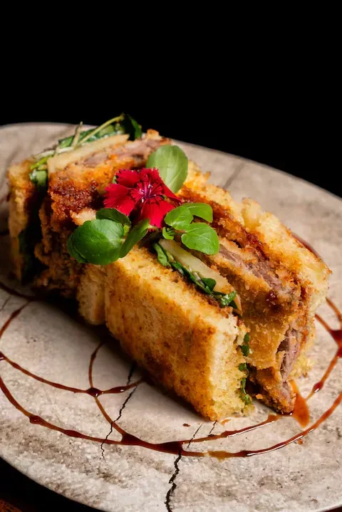 Sando de lomo fino. Made in the Japanese style. (Photo: Agencia Menú)