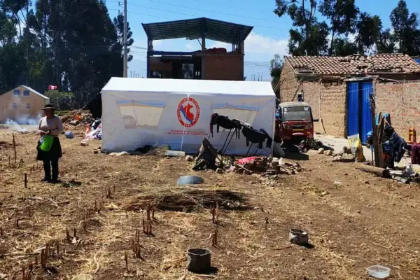 Junín: campaign seeks to build 50 emergency homes for families affected by earthquakes