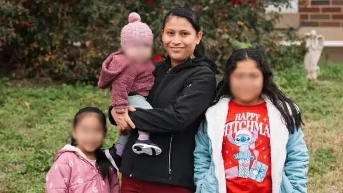 For a year, Glendy stayed in Missouri in charge of her three daughters. (Courtesy of the Pérez Paz family).