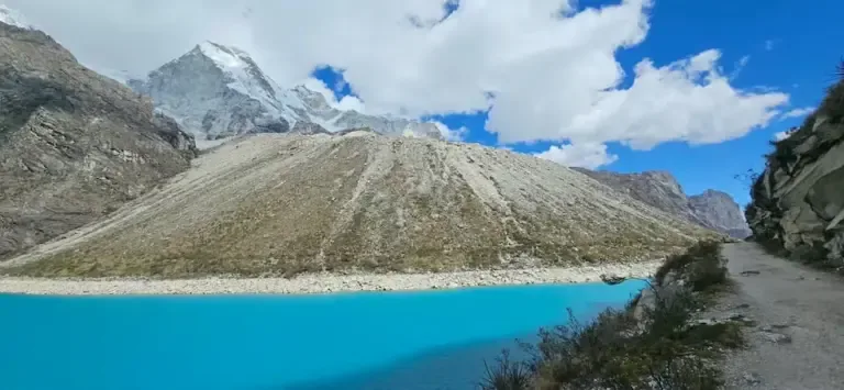Parón Lagoon has reached its maximum level.