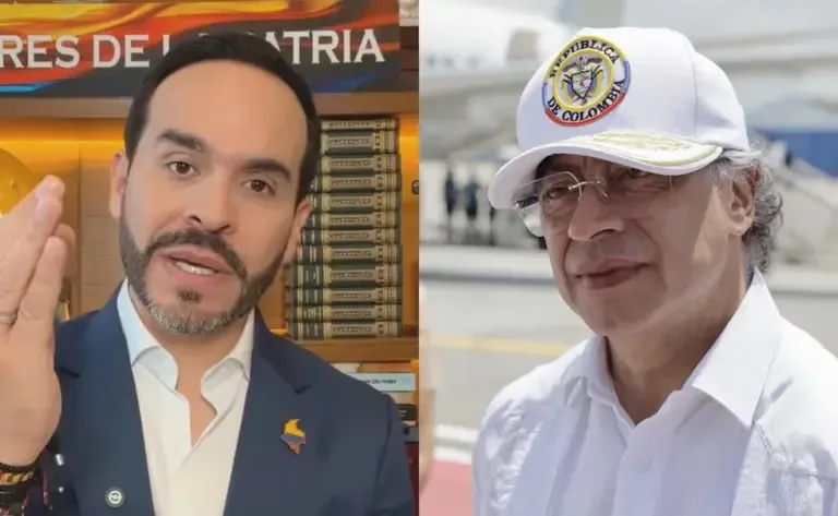 Abelardo de la Espriella y Gustavo Petro.
(Fotos: EFE)