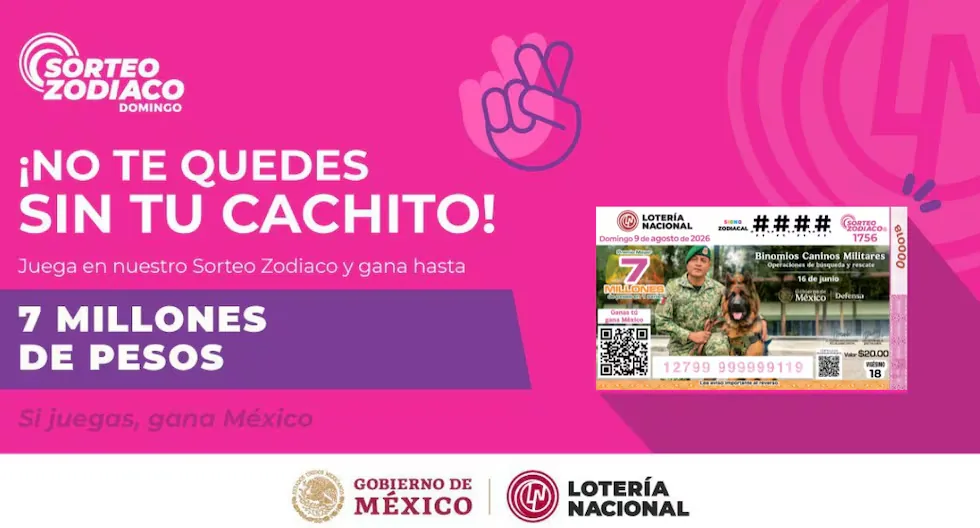 Zodiac Draw Results 1756: find out today's grand prize, Sunday, August 9