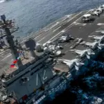 What is happening with the USS Abraham Lincoln aircraft carrier and why will it be withdrawn from the war in Iran?