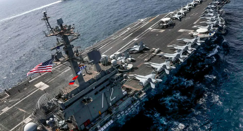 What is happening with the USS Abraham Lincoln aircraft carrier and why will it be withdrawn from the war in Iran?