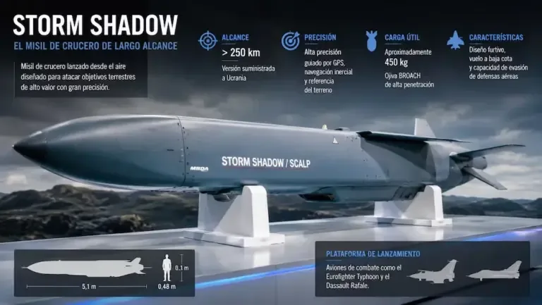 The Storm Shadow missile. (Image generated by AI, Chatgpt).