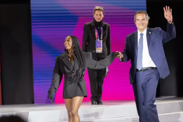 Simone Biles Conference: schedule, TV channel, and where to watch the event for the Lima 2027 Pan American Games countdown
