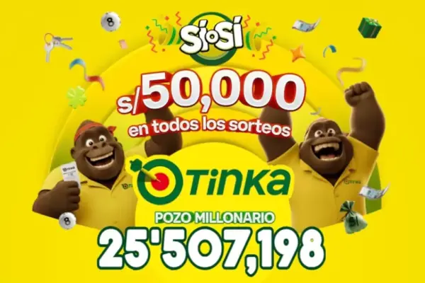 La Tinka: results and winner of Wednesday, August 26, 2026