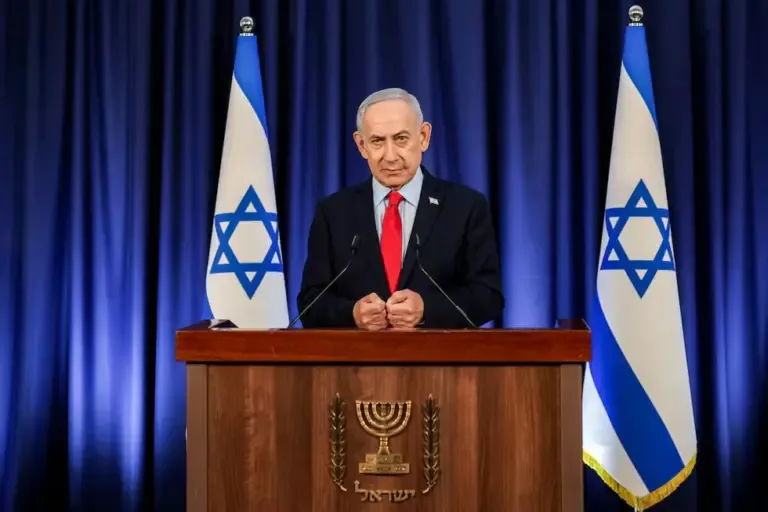 Israeli Prime Minister Benjamin Netanyahu speaks during a press conference in Jerusalem on March 19, 2026. (Photo by Ronen Zvulun / AFP).