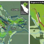 Alarm in Loreto: satellite images show the advance of mining dredges in the Amazon