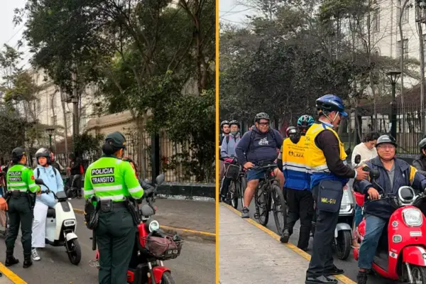 The PNP will fine motorcycle riders 550 soles who DO NOT comply with this rule
