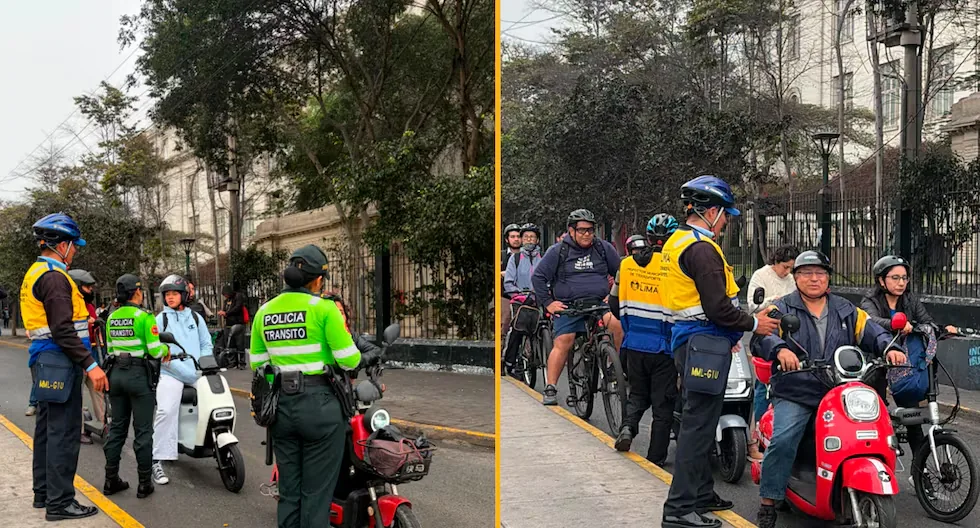The PNP will fine motorcycle riders 550 soles who DO NOT comply with this rule
