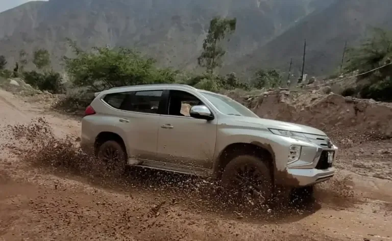 We tested the Mitsubishi Montero Sport to explore its traction on slippery surfaces. (Photo: Fernando Roca)