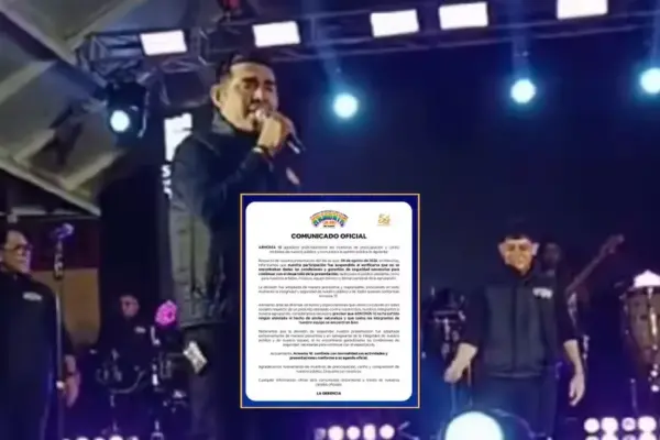 Armonía 10 clarifies suspension of their concert in Manchay and denies alleged attack