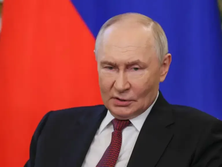 Russian President Vladimir Putin attends a meeting with his Tanzanian counterpart at the Kremlin on June 3, 2026. (Photo by Ramil Sitdikov / AFP).