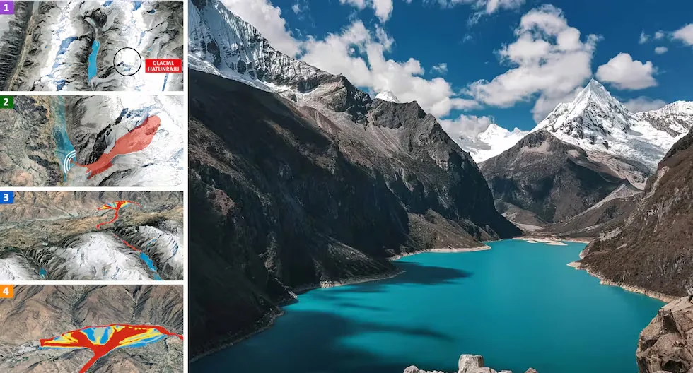 Laguna Parón in danger: maximum water level alert but communities deny access to authorities