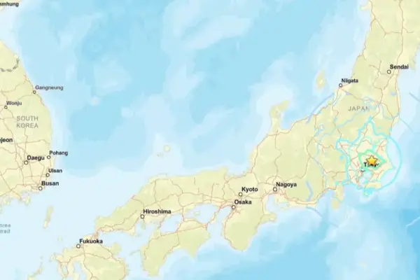 Earthquake in Japan of magnitude 5.9 shakes Tokyo and leaves dozens injured
