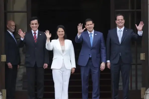LIVE: Keiko Fujimori and Marco Rubio give a statement after meeting at the Government Palace