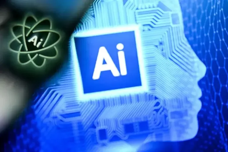A photo taken on January 2, 2025 shows the letters AI for Artificial Intelligence on the screen of a laptop (R) next to the Chat AI app logo on a smartphone screen in Frankfurt am Main, West Germany. Photo: KIRILL KUDRYAVTSEV / AFP