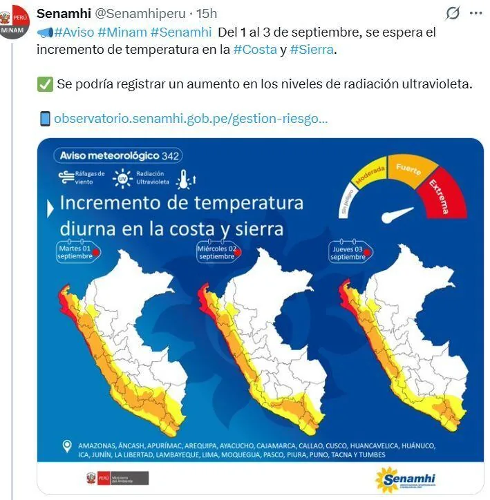 El Niño Phenomenon LIVE: situation in regions, current weather, and Senamhi alerts in real time