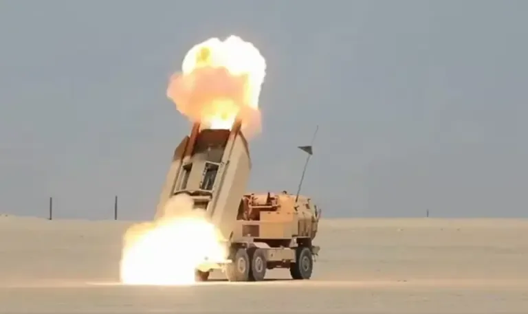Screenshot of a video published by the U.S. Central Command on its @CENTCOM account on March 4, 2026, of long-range precision missiles (PrSM) used during Operation Epic Fury against Iran. (Centcom).