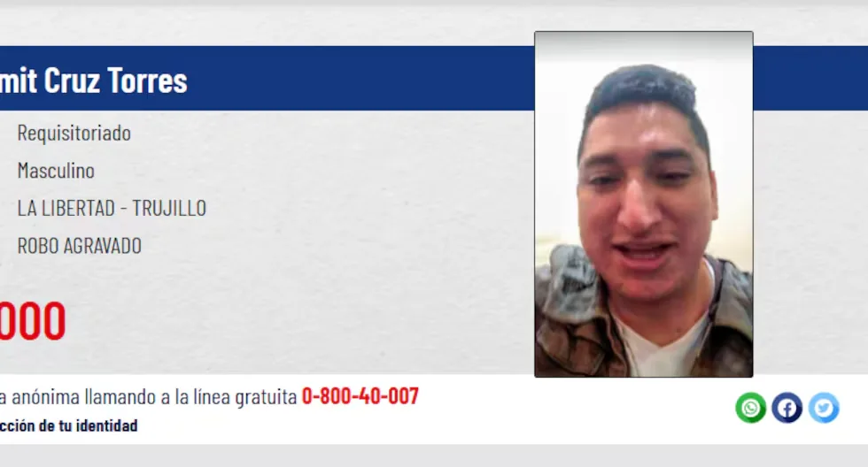 Massacre in Trujillo: who is Jhonsson Pulpo, the fugitive accused as the leader of Los Pulpos?