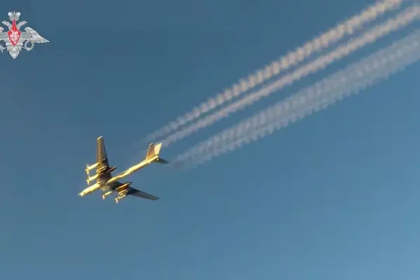 Russian strategic bombers conduct patrol flight over the Barents and Norwegian seas