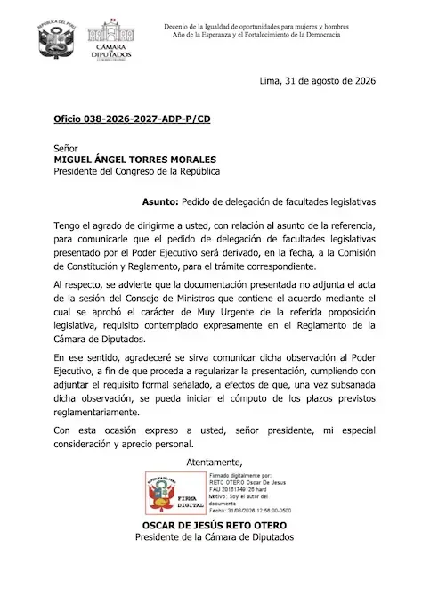 Deputies: The Constitution Committee declares itself in permanent session to address the request for powers