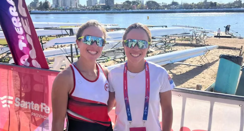 Alessia and Valeria Palacios win gold for Peru in rowing at the South American Games Santa Fe 2026